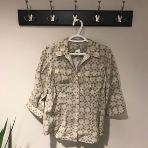 Chico's Woman's Button Down Shirt